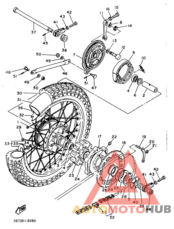 Переднее колесо