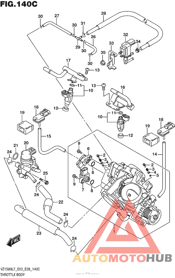 Throttle Body (Vz1500L7 E33)