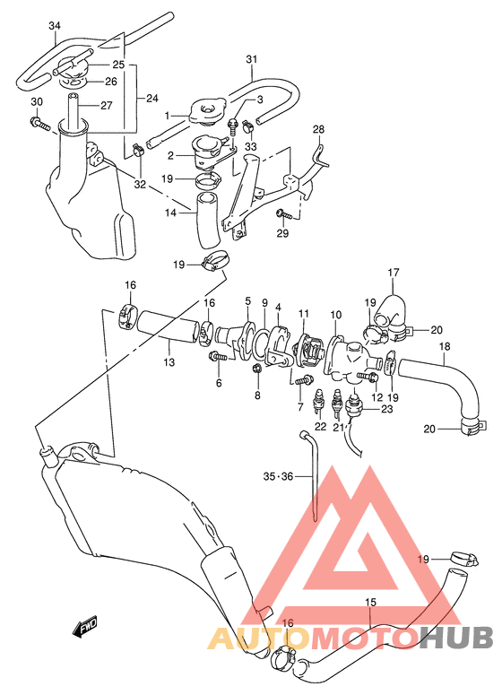 Радиатор hose