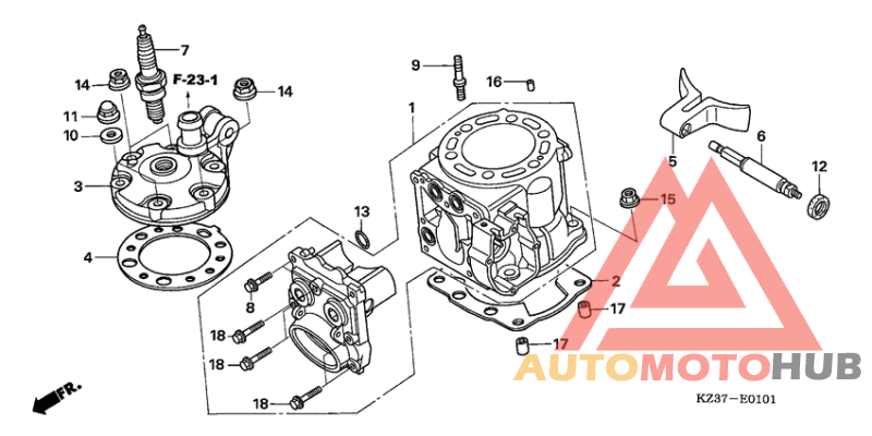 Cylinder/cylinder head