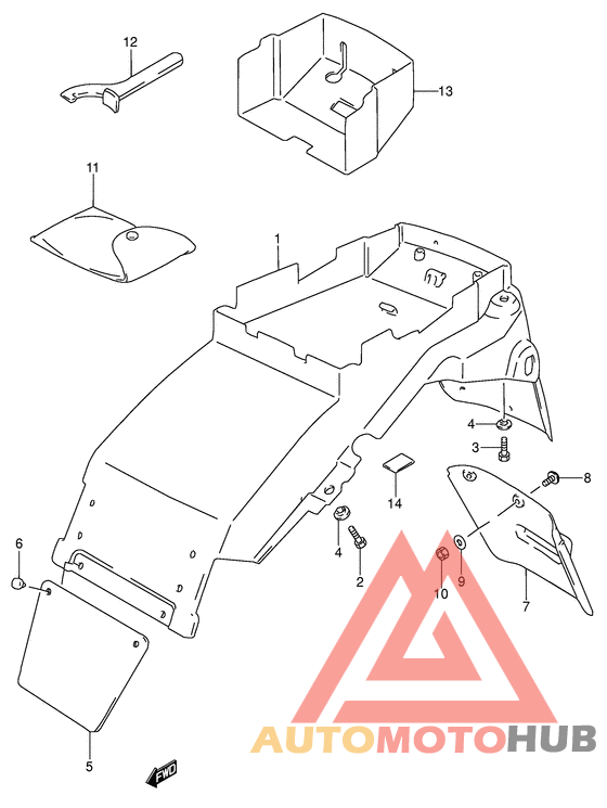 Заднее крыло