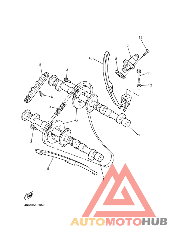Camshaft. chain