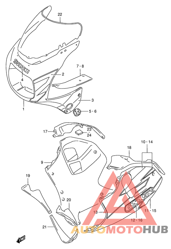 Cowling body