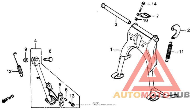 Main stand + side stand