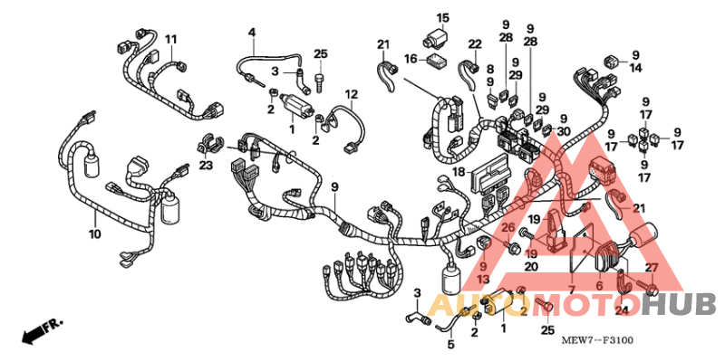 Wire harness/ ignition coil