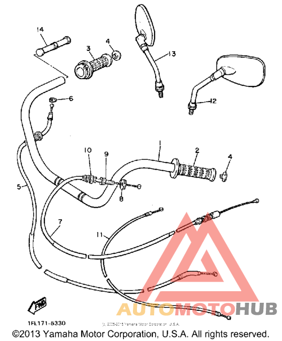 Handlebar-cable