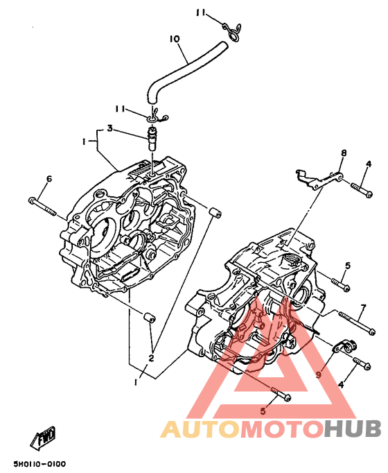 Картер двигателя