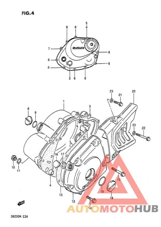 Crankcase cover ass`y  (v