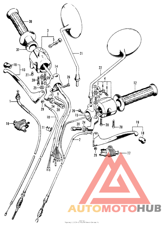 Handle switch + cable k0