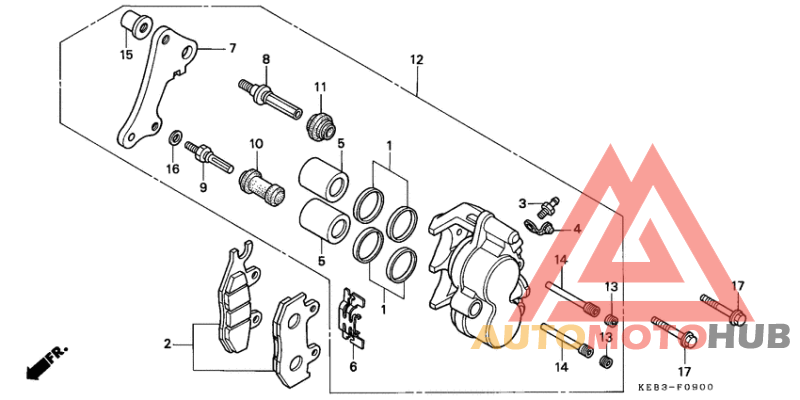 Передний суппорт
