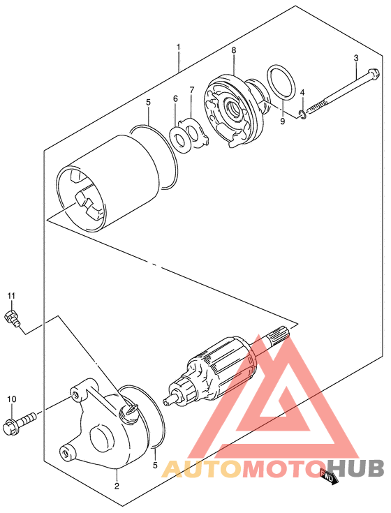 Стартерный мотор