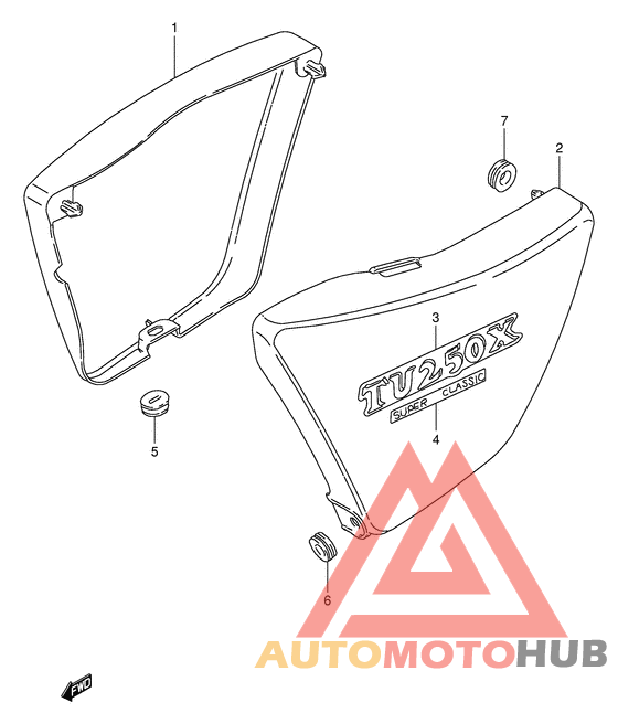 Обтекатель задний