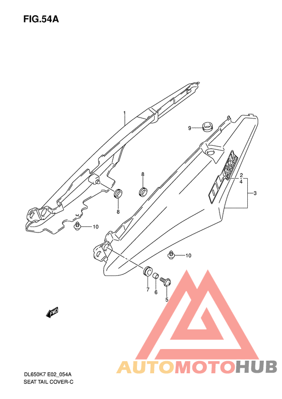 Обтекатель сидения