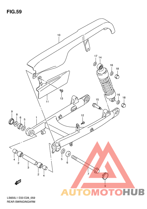 Маятник задний