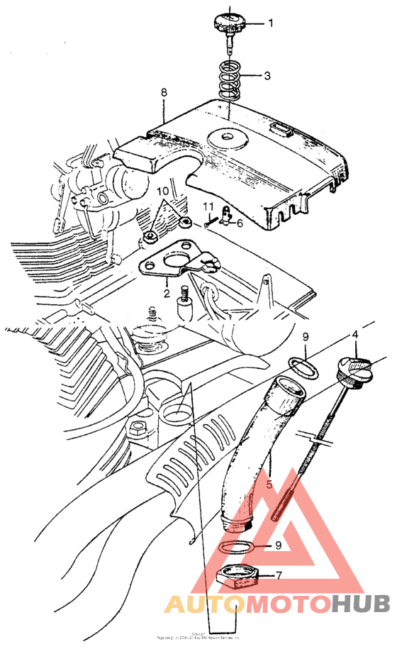 Upper crankcase cover