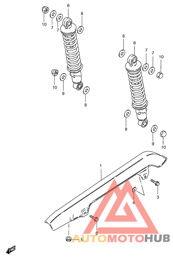 Chain case - shock absorber
