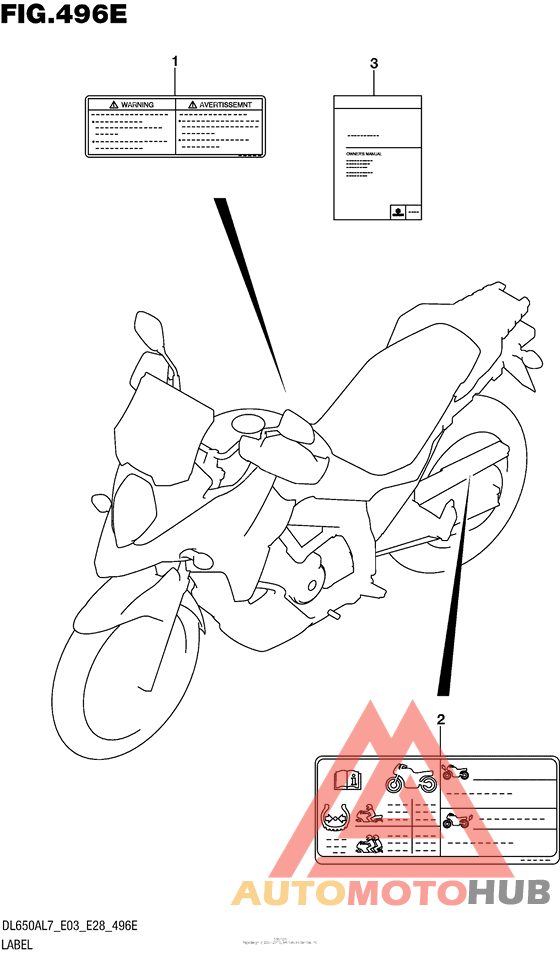Label (Dl650Xal7 E28)