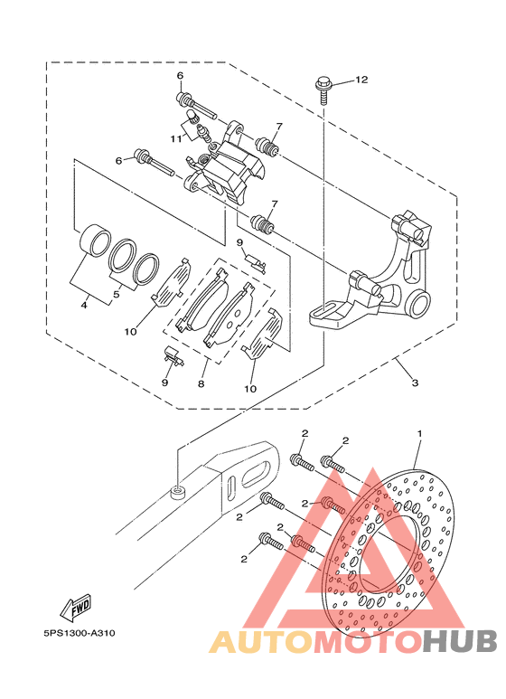 Задний суппорт