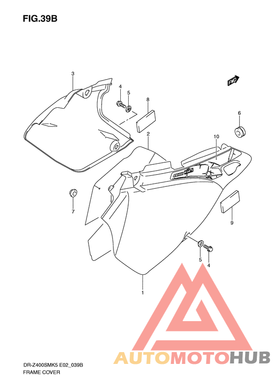 Обтекатель задний