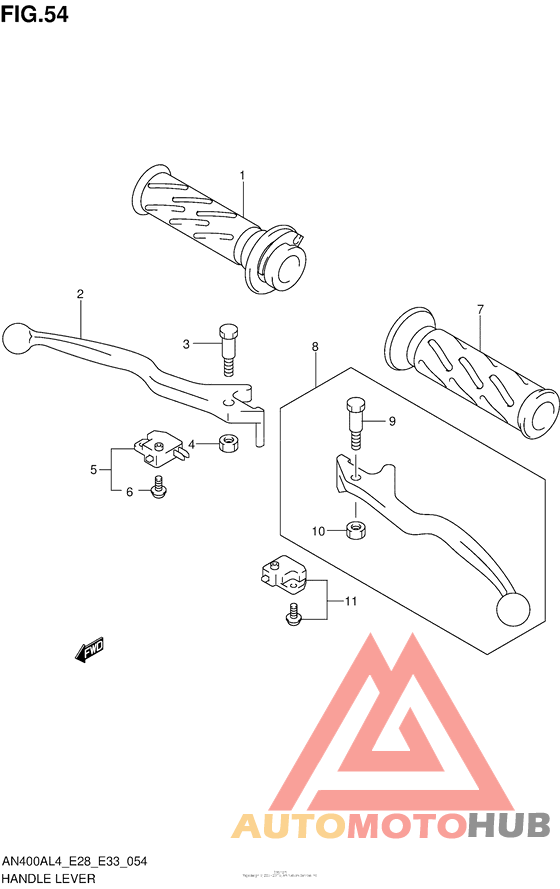Handle Lever (An400Al4 E33)