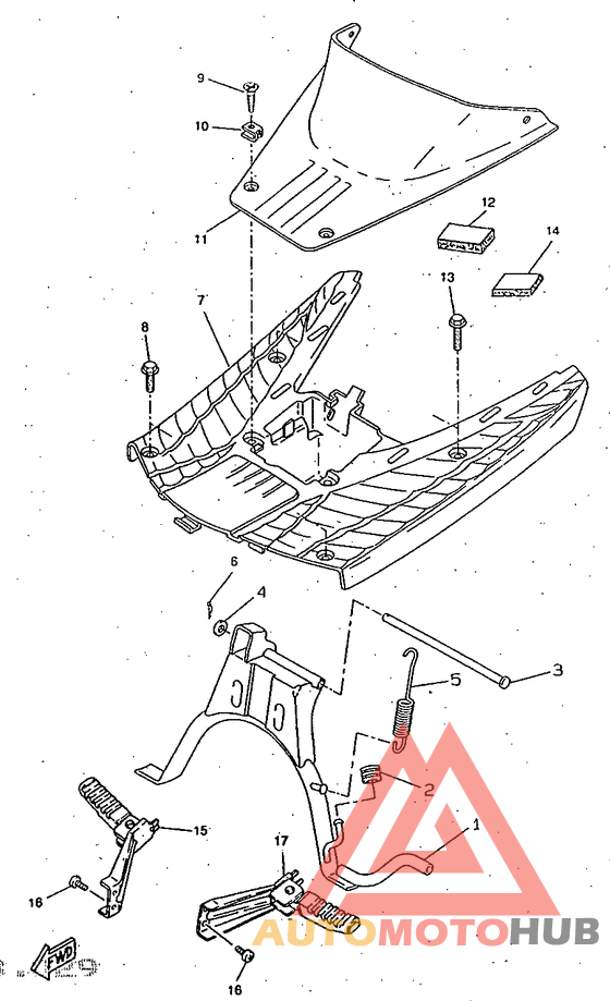 Stand. footrest