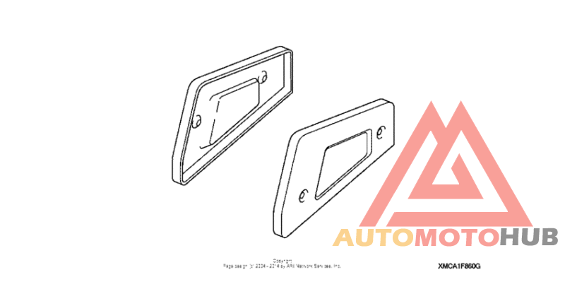 Floorboard lower cover (passenger) (chrome)