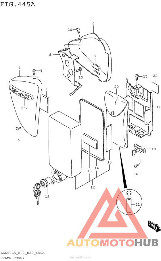 Обтекатель рамы