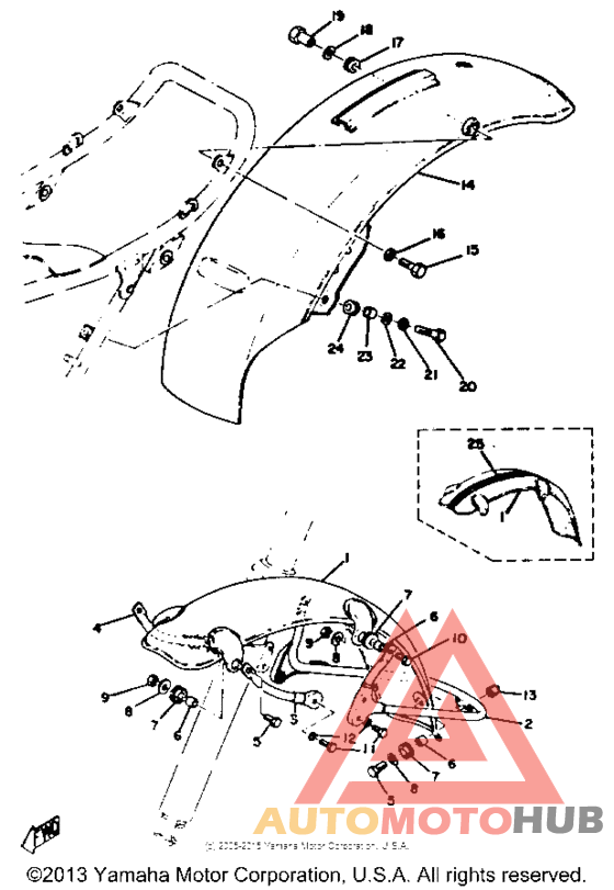 Крыло переднее и задние