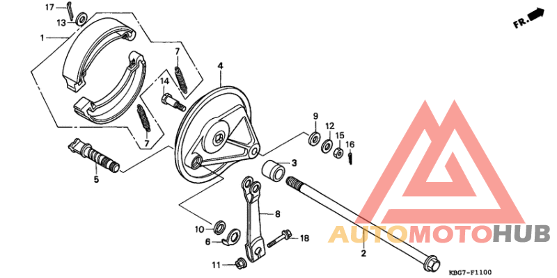 Задний тормоз