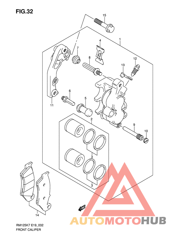 Передний суппорт
