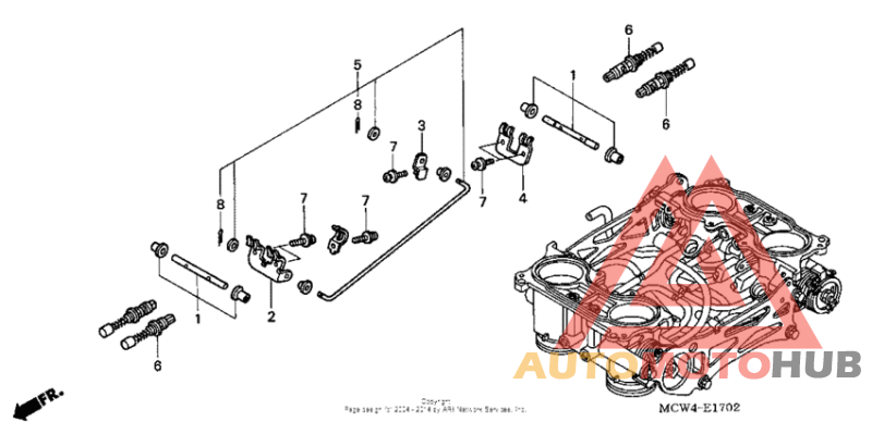 Throttle body (component parts)