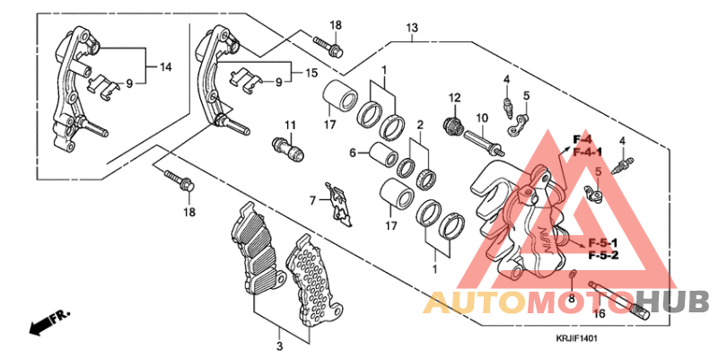 Передний суппорт