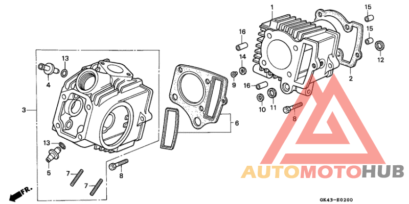 Cylinder/cylinder head