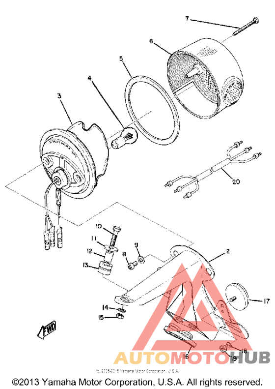 Head lamp & tail lamp