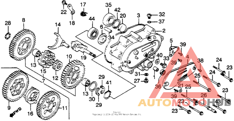 Final gear case cover