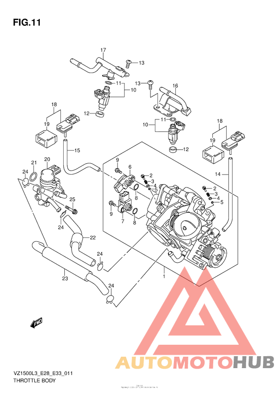 Throttle Body (Vz1500L3 E28)