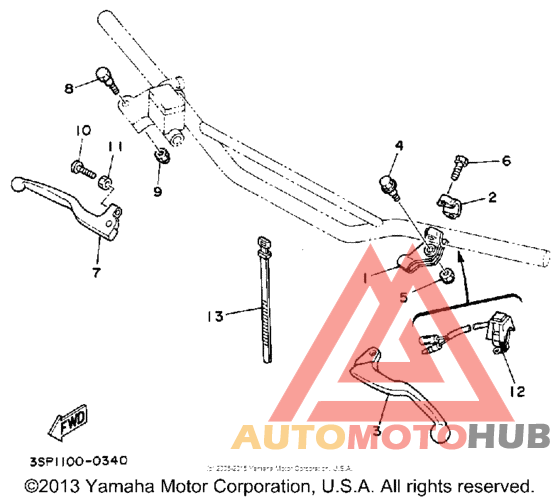 Handle switch - lever