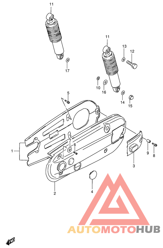 Кожух цепной передачи
