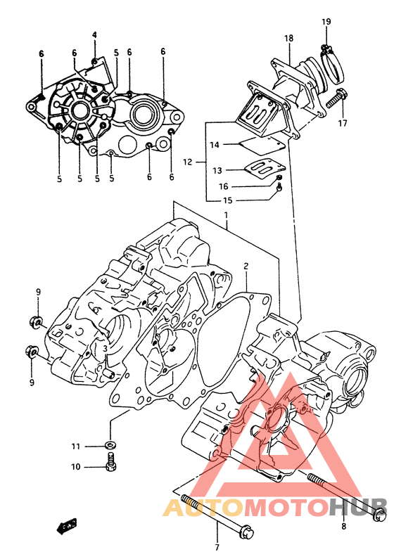 Картер двигателя