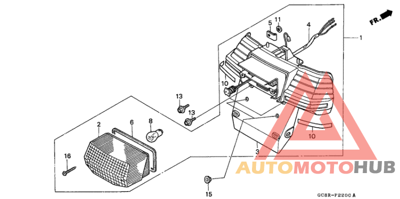 Taillight unit ass`y