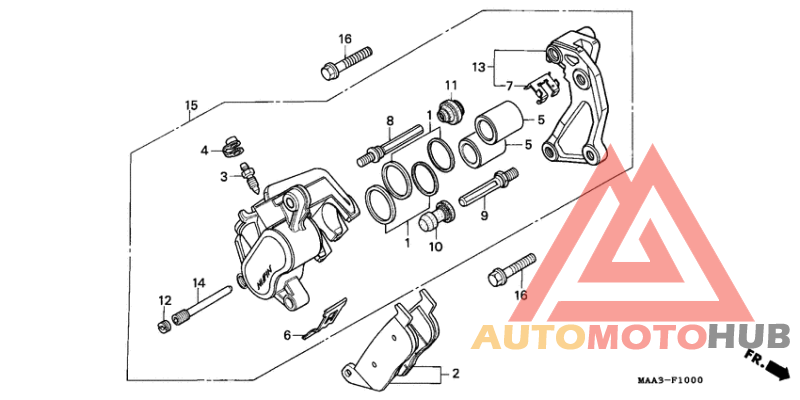 Передний суппорт