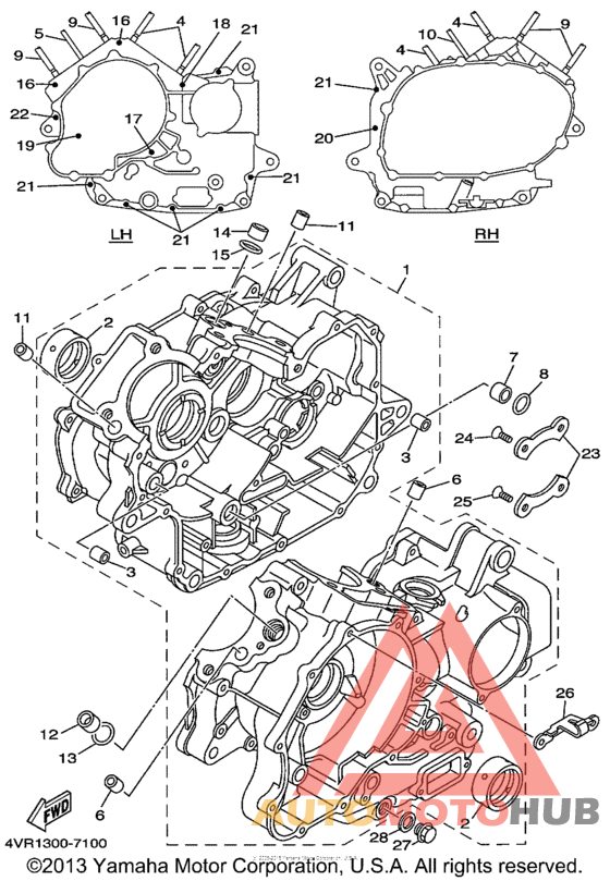 Картер двигателя
