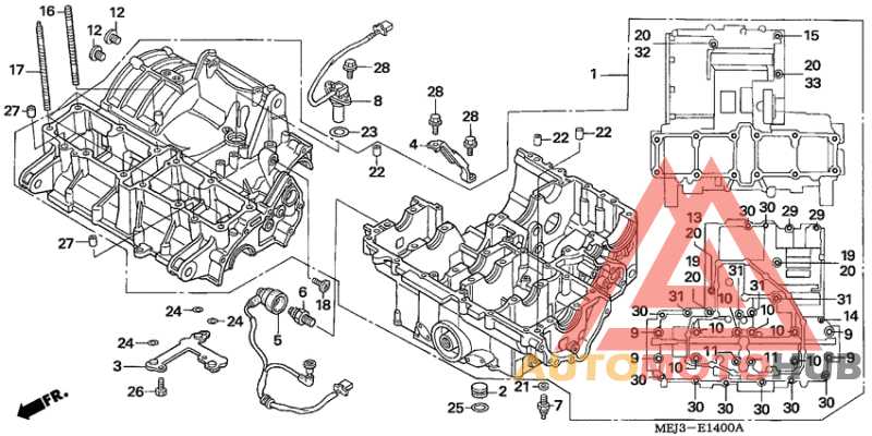 Картер двигателя