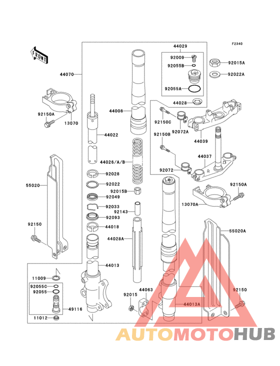 Front fork(1/2)