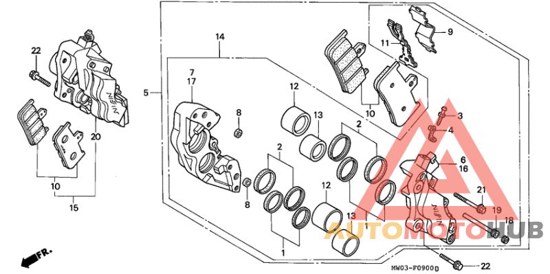 Передний суппорт