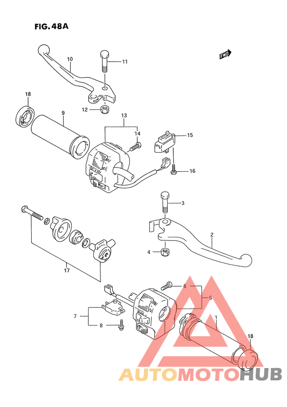 Рулевой переключатель