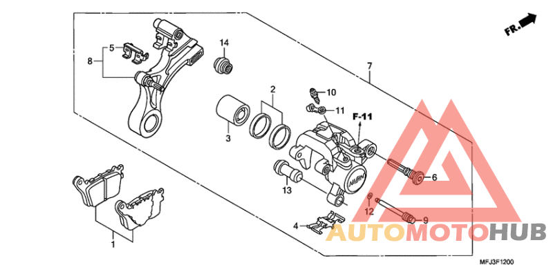 Задний суппорт