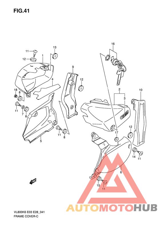 Обтекатель задний