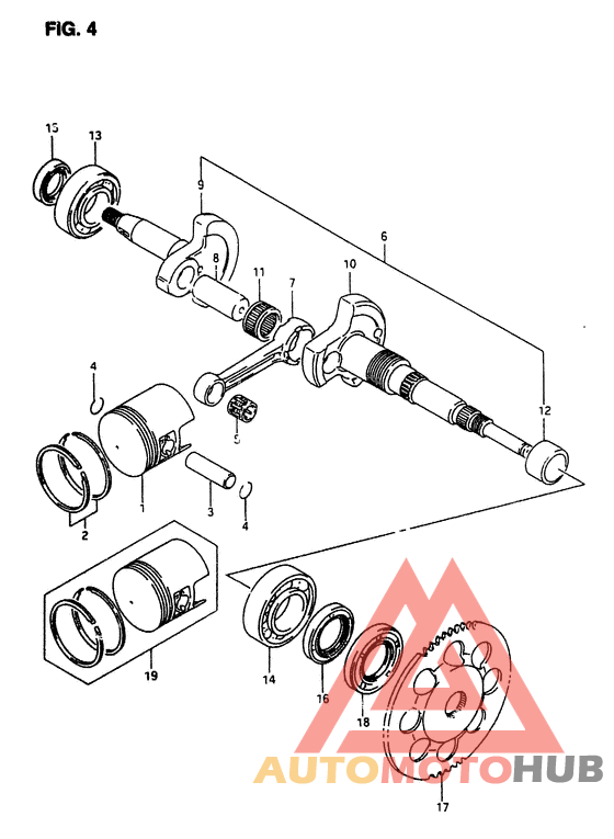 Вал коленчатый