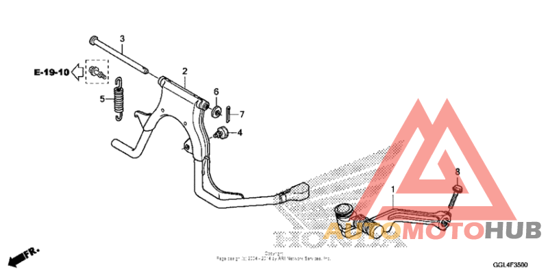 Stand + kick pedal
